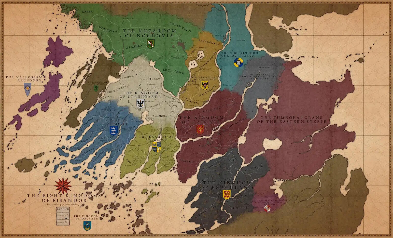 The Continent of Eisandor